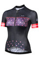 MONTON Cyklistický dres s krátkym rukávom - MOUNTAIN TOP LADY - čierna