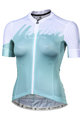 MONTON Cyklistický dres s krátkym rukávom - BOUDARY LADY - biela/zelená