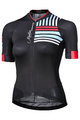 MONTON Cyklistický dres s krátkym rukávom - LANSON LADY - čierna