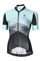 MONTON Cyklistický dres s krátkym rukávom - MAGIC LAND LADY - čierna/zelená