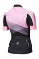 MONTON Cyklistický dres s krátkym rukávom - MAGIC LAND LADY - ružová/čierna