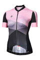 MONTON Cyklistický dres s krátkym rukávom - MAGIC LAND LADY - ružová/čierna