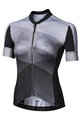 MONTON Cyklistický dres s krátkym rukávom - MAGIC LAND LADY - šedá/čierna