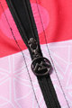 MONTON Cyklistický dres s krátkym rukávom - CLIMBING FLOWER - čierna/ružová