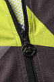 MONTON Cyklistický dres s krátkym rukávom - CINDER - žltá/šedá