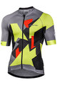 MONTON Cyklistický dres s krátkym rukávom - CINDER - žltá/šedá