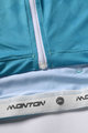 MONTON Cyklistický dres s krátkym rukávom - RUBBER CHAIN - tyrkysová