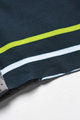 MONTON Cyklistický dres s krátkym rukávom - VENUCIA - žltá/modrá/šedá