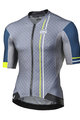 MONTON Cyklistický dres s krátkym rukávom - VENUCIA - žltá/modrá/šedá