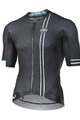 MONTON Cyklistický dres s krátkym rukávom - VENUCIA - čierna
