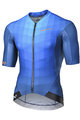 MONTON Cyklistický dres s krátkym rukávom - CASCATA - modrá