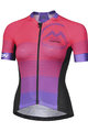 MONTON Cyklistický dres s krátkym rukávom - ALANYA LADY - fialová/červená
