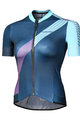 MONTON Cyklistický dres s krátkym rukávom - MAJOR LADY - modrá
