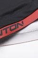 MONTON Cyklistický dres s krátkym rukávom - GESSATO - červená/čierna