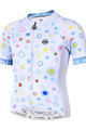 MONTON Cyklistický dres s krátkym rukávom - LOEWI KIDS - biela
