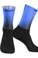 Monton Cyklistické ponožky klasické - HOWAIN 2 - modrá/čierna