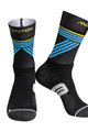 Monton Cyklistické ponožky klasické - GREFFIO 2  - modrá/čierna