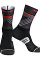 Monton Cyklistické ponožky klasické - GREFFIO 2  - čierna/šedá