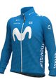 ALÉ Cyklistická zateplená bunda - MOVISTAR 2020 - svetlo modrá