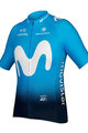 Cyklistický dres s krátkym rukávom - MOVISTAR 2019 - modrá/svetlo modrá/biela