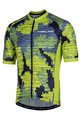 NALINI Cyklistický dres s krátkym rukávom - AIS CROSS 2.0 MTB - šedá/žltá