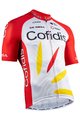 NALINI Cyklistický dres s krátkym rukávom - COFIDIS 2020 - červená/biela