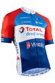 NALINI Cyklistický dres s krátkym rukávom - DIRECT ENERGIE 2020 - biela/modrá/červená