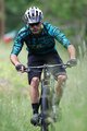 NALINI Cyklistický dres s dlhým rukávom letný - AIS HILL MTB - čierna/zelená