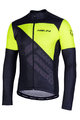 NALINI Cyklistický dres s dlhým rukávom letný - AIS FATICA SUMMER - žltá/čierna