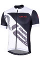 NALINI Cyklistický dres s krátkym rukávom - AIS VITTORIA 2.0 - čierna/biela