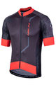 NALINI Cyklistický dres s krátkym rukávom - AIS VELOCITA 2.0 - čierna/červená