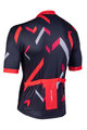 NALINI Cyklistický dres s krátkym rukávom - AIS DISCESA 2.0 - čierna/červená