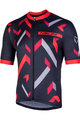 NALINI Cyklistický dres s krátkym rukávom - AIS DISCESA 2.0 - čierna/červená