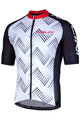 NALINI Cyklistický dres s krátkym rukávom - AIS PODIO 2.0 - čierna/biela