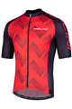 NALINI Cyklistický dres s krátkym rukávom - AIS PODIO 2.0 - červená/čierna