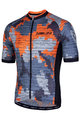 NALINI Cyklistický dres s krátkym rukávom - AIS CROSS 2.0 MTB - šedá/oranžová
