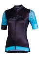 NALINI Cyklistický dres s krátkym rukávom - AIS STILOSA 2.0 LADY - modrá/čierna