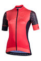 NALINI Cyklistický dres s krátkym rukávom - AIS STILOSA 2.0 LADY - oranžová/čierna