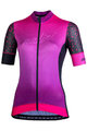 NALINI Cyklistický dres s krátkym rukávom - AIS STILOSA 2.0 LADY - fialová/čierna/ružová