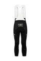PISSEI Cyklistické nohavice dlhé s trakmi - UAE TEAM EMIRATES 23 - čierna