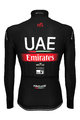 PISSEI Cyklistická zateplená bunda - UAE TEAM EMIRATES 23 - biela/červená/čierna
