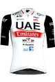 PISSEI Cyklistický dres s krátkym rukávom - UAE TEAM EMIRATES 23 - biela/čierna/červená