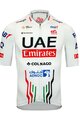 PISSEI Cyklistický dres s krátkym rukávom - UAE TEAM EMIRATES 24 - čierna/červená/biela