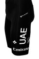 PISSEI Cyklistické nohavice krátke s trakmi - UAE TEAM EMIRATES 2024 MAGISTRALE - čierna