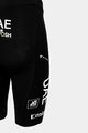 PISSEI Cyklistické nohavice krátke s trakmi - UAE TEAM EMIRATES 2024 MAGISTRALE - čierna