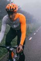 POC Cyklistický dres s dlhým rukávom zimný - ESSENTIAL ROAD MID - čierna/oranžová/šedá