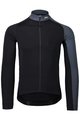 POC Cyklistický dres s dlhým rukávom zimný - ESSENTIAL ROAD MID - čierna/šedá