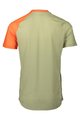 POC Cyklistický dres s krátkym rukávom - MTB PURE - oranžová/zelená