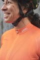 POC Cyklistický dres s krátkym rukávom - ESSENTIAL ROAD LADY - oranžová/čierna