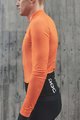 POC Cyklistický dres s dlhým rukávom letný - ESSENTIAL ROAD - oranžová/čierna
